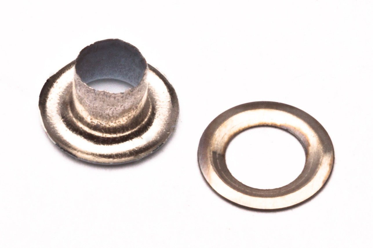 1000 #0 1/4" Grommet Machine Grommets & Washers Nickel Eyelets Hand Press Tool