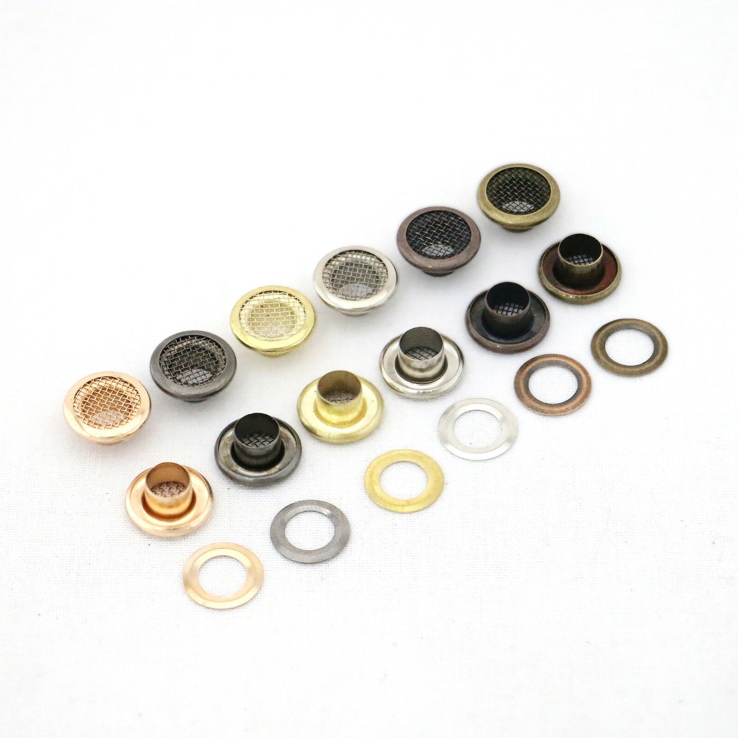 Mesh Grommets Great Quality for shoes & bag choose color & quantities, rust free