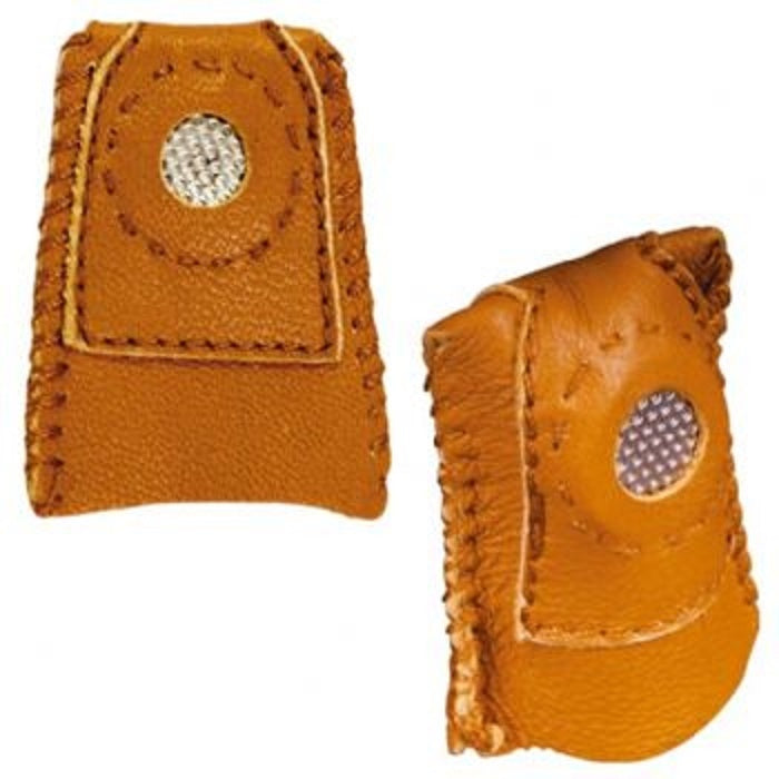 Leather Coin Thimble Finger-Fit Leather Thimble with metal tip,perfect for sewer