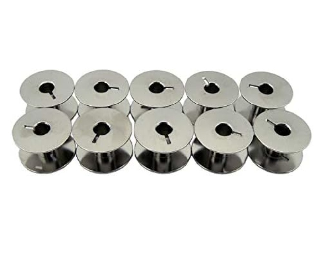 10 Pcs Steel Bobbin #S15666-0-01 for Brother Sewing US SELLER