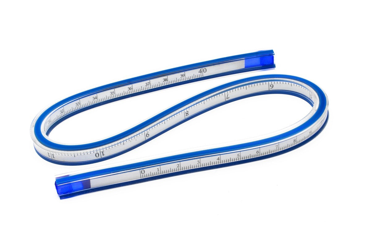 C-thru Flexible Ruler choose your size 12",16",20" or 24" both in inch & cm USA