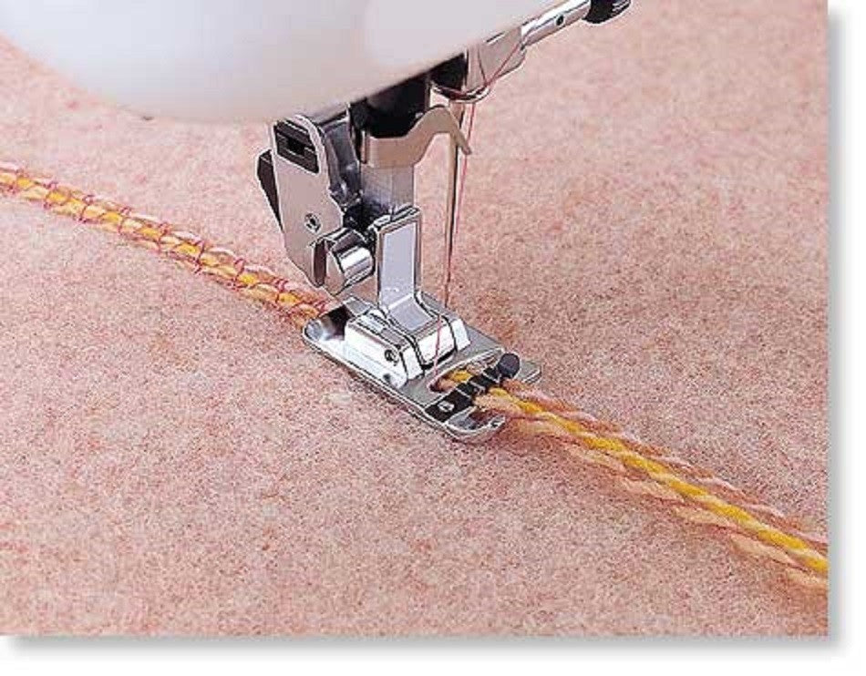 Brother SA110 7mm snap-on Cording foot,will fit all snap-on & low shank machines