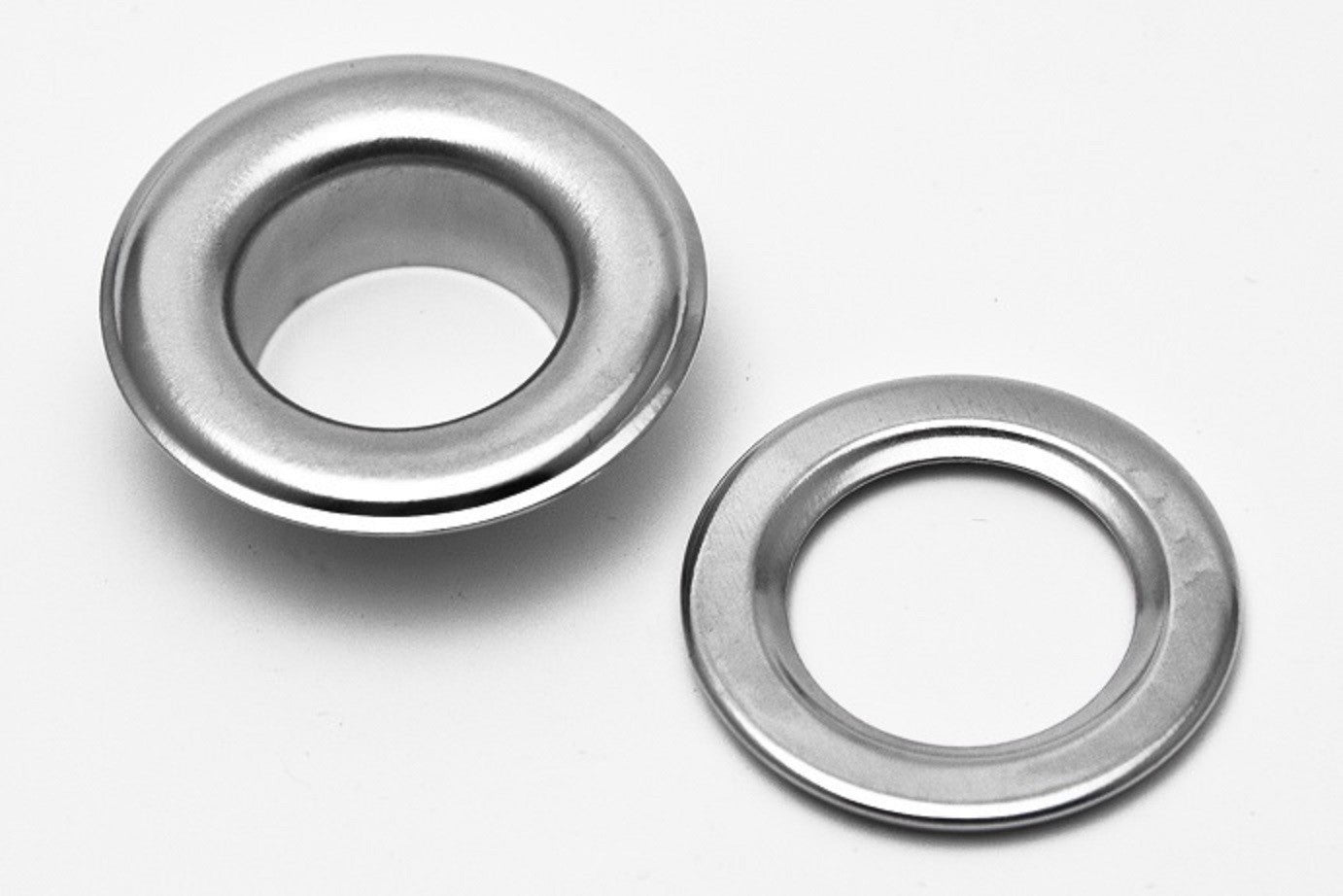 1000 SILVER Eyelets + 1000 washers self piercing 3/16" #00 for garment & crafts
