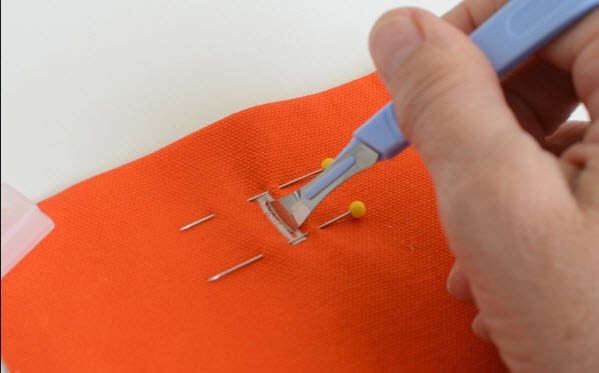Button Hole Cutter, Ergonomic design for easy use and comfort to the hand, USA