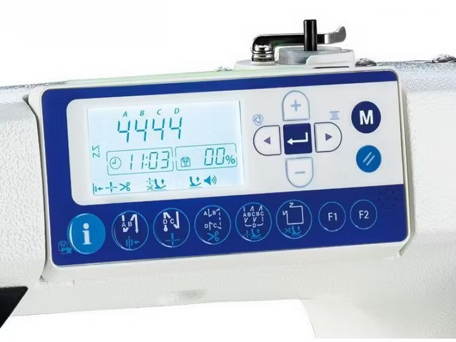 Juki DDL-8000ASSH Heavy Direct-drive, Lockstitch USB Voice Thread Trimmer, Table