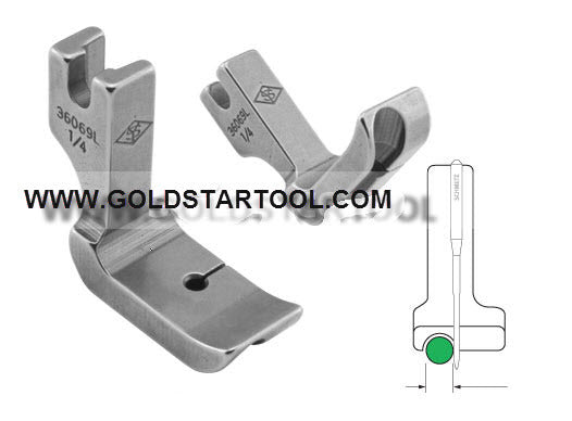 Piping Foot BROTHER JUKI, UNIVERSAL Industrial Sewing Machine HIGH SHANK METAL