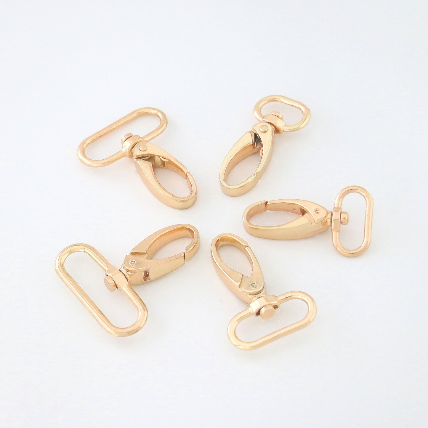 Egg Shaped Push Gate Swivel Snap Hook,Choose color, size & Qty SHIPS FROM USA