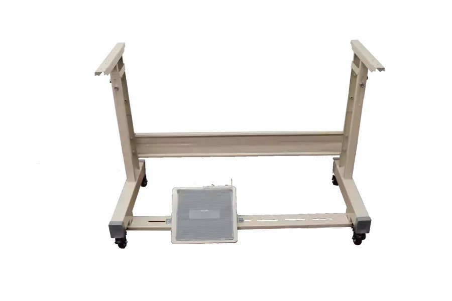 Adjustable T-Leg W/Locking Caster Wheels Table Frame Assembly For Sewing Machine