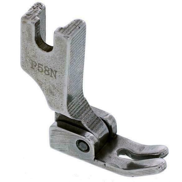 Narrow hinged regular foot for industrial sewing machines #142058N (P58N)