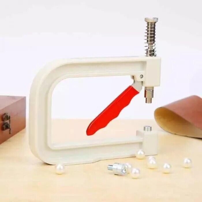 Easy-to-Use Pearl and Stud Press Machine for Crafters Sewers - US SELLER