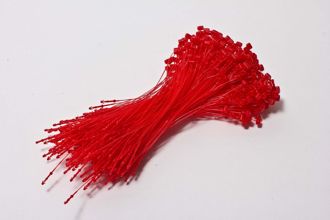 5" Red Loop Lock Tag Pin Fasteners (1000 PCs) No Tagging Gun Needed GOLDSTAR
