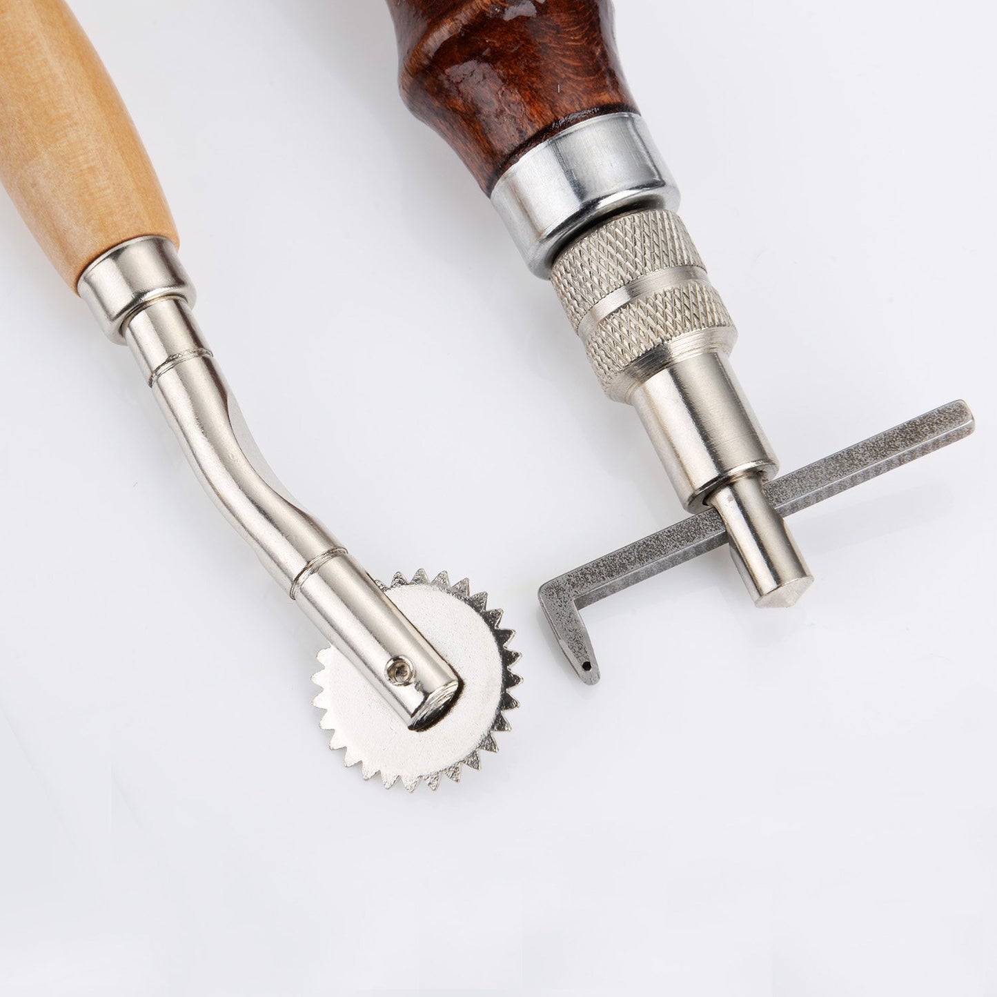7pcs leather & canvas Craft Hand Stitching Sewing Tool Set Kit Thread Awl Waxed