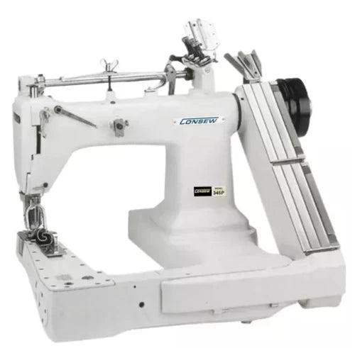 Consew 345-3 High-Speed 3-Needle Feed-Off-The-Arm Chainstitch Machine