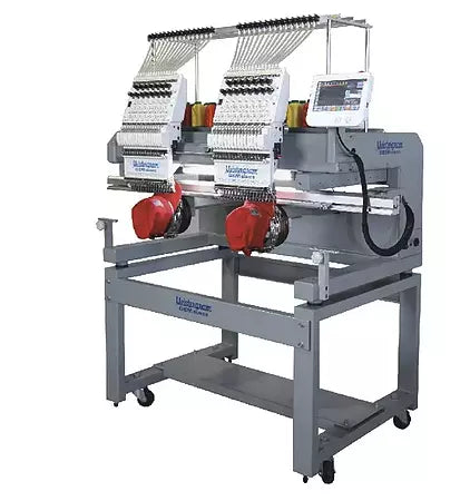 Meistergram GEM 1502TC | 2-Head Commercial Compact Embroidery Machine