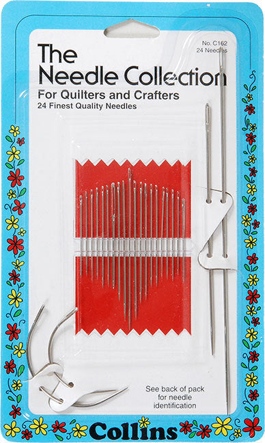 PACK OF 4 Collins The Needle Collection 24 Ct. Finest Quality Needles Quilting