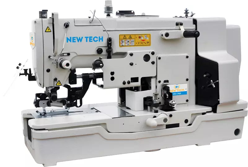 New-Tech GC-783DT Direct Drive Lockstitch Buttonholing Industrial Sewing Machine