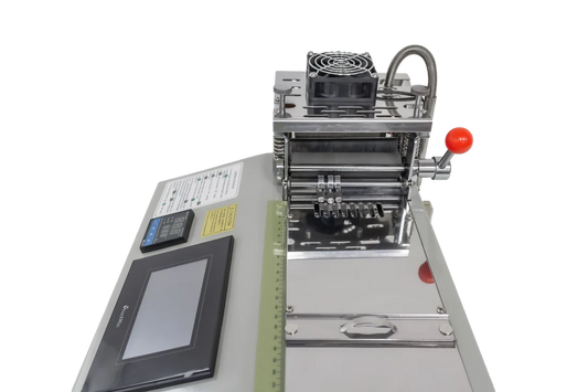 New Generation Pneumatic Electronic Hot Label Cutting Machine - Jema #JM-120EHS