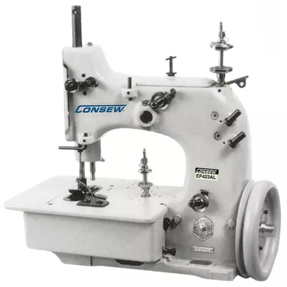 Consew EF423AL-H Heavy-Duty Carpet Overedging Machine – Single Needle, 3-Thread Serger with Industrial Table & Servo Motor