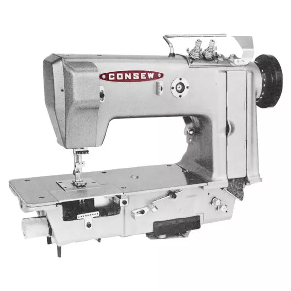 Consew 3301 Industrial High-Speed Double Chainstitch Machine – Single Needle, Needle Feed with Table & Servo Motor