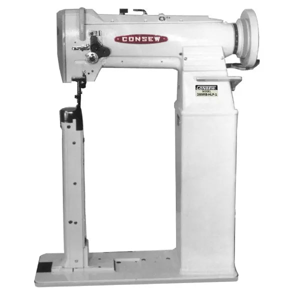 Consew 289RB-HLP-2 High Speed, Extra High Post Bed, 1 Needle, Drop Feed, Needle Feed, Walking Foot, Alternating Presser Feet, Lockstitch Industrial Sewing Machine With Table and Servo Motor