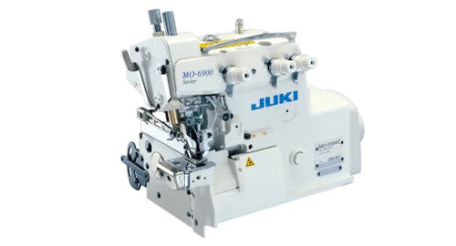 JUKI MO-6914C 2-Needle, 4-Thread Cylinder-Bed Overlock Machine High-Speed Small Cylinder-Bed Serger for Tubular Garments