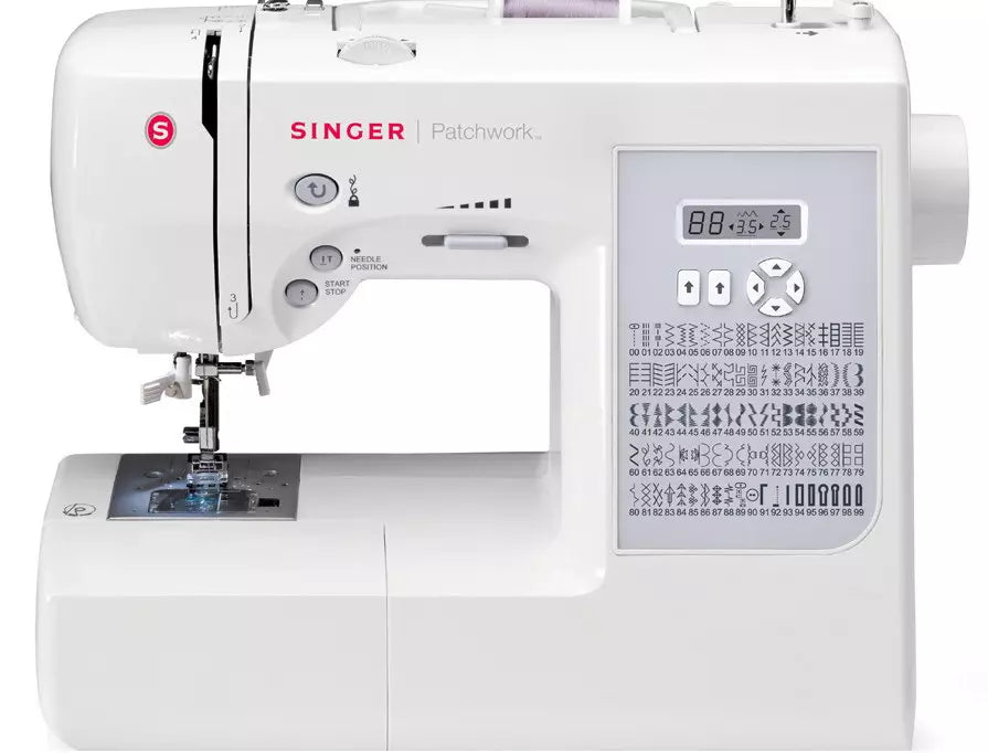 Singer 7285Q Patchwork Computerized Quilting & Sewing Machine – 100 Built-In Stitches, Extension Table & Bonus Quilting Accessories