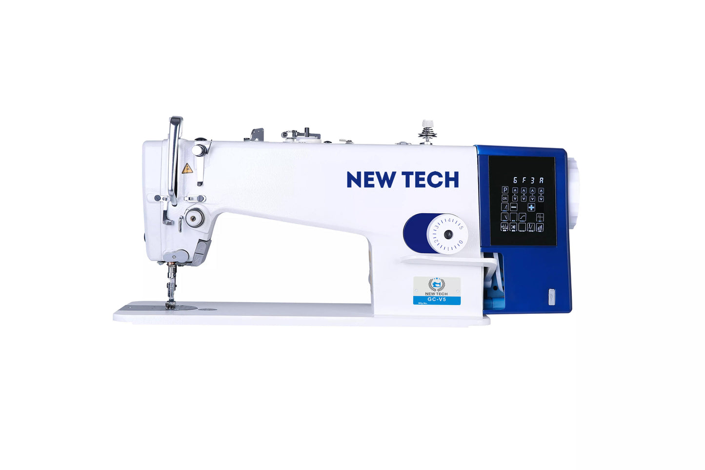 New-Tech GC-V5 High-Speed "M" Bobbin Single Needle Lockstitch Machine with Direct-Drive Servo Motor