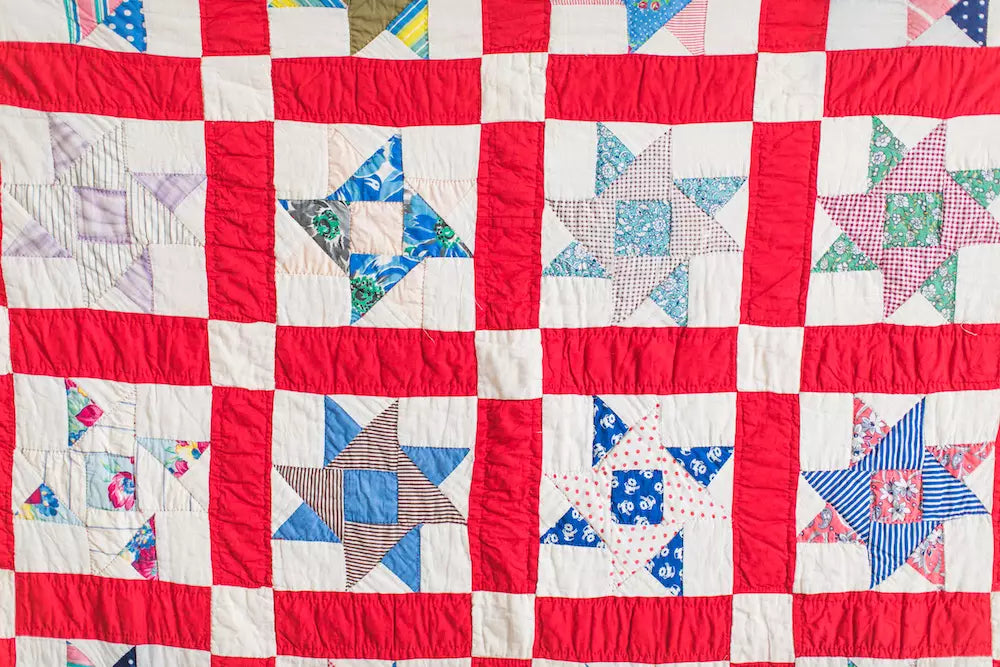 4th of July Pinwheel Quilt