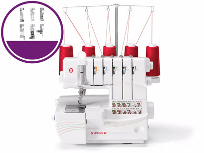Singer Professional 5 14T968DC: 5-4-3-2 Thread Overlock & Coverstitch Serger Sewing Machine