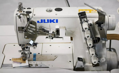 Juki MF-7523 3-Needle 5-Thread Flatbed Coverstitch Industrial Sewing Machine