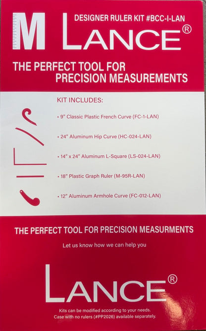 Lance Designer Ruler Kit