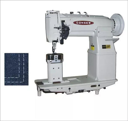 Consew 329RB-1 High-Speed Twin-Needle Post Bed Industrial Sewing Machine with Angular