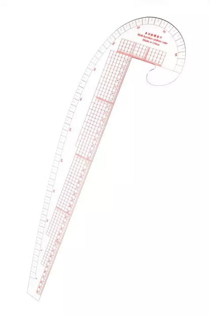 Multi-Function 3 In 1 Curved Ruler