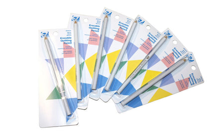 Pack of 6 - EZ Quilting Erasable Quilting Fabric Pencil WHITE - US Seller