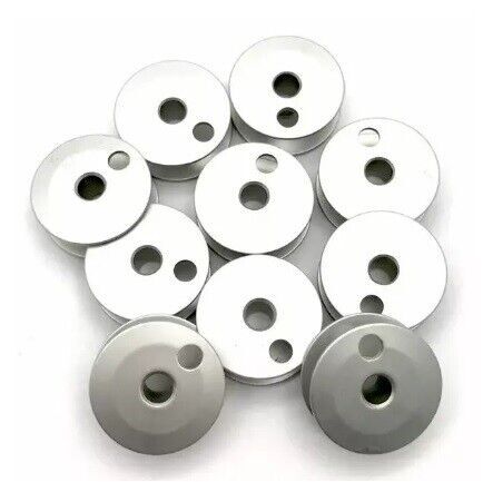 10 Pack Aluminum Bobbins - Brother #155484001 US SELLER