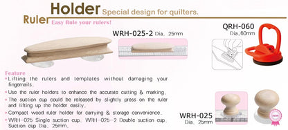 GIANT RULER GRIPPER Suction Cup Tool Grips Quilt Ruler,SPECIAL DESIGNS, USA SALE