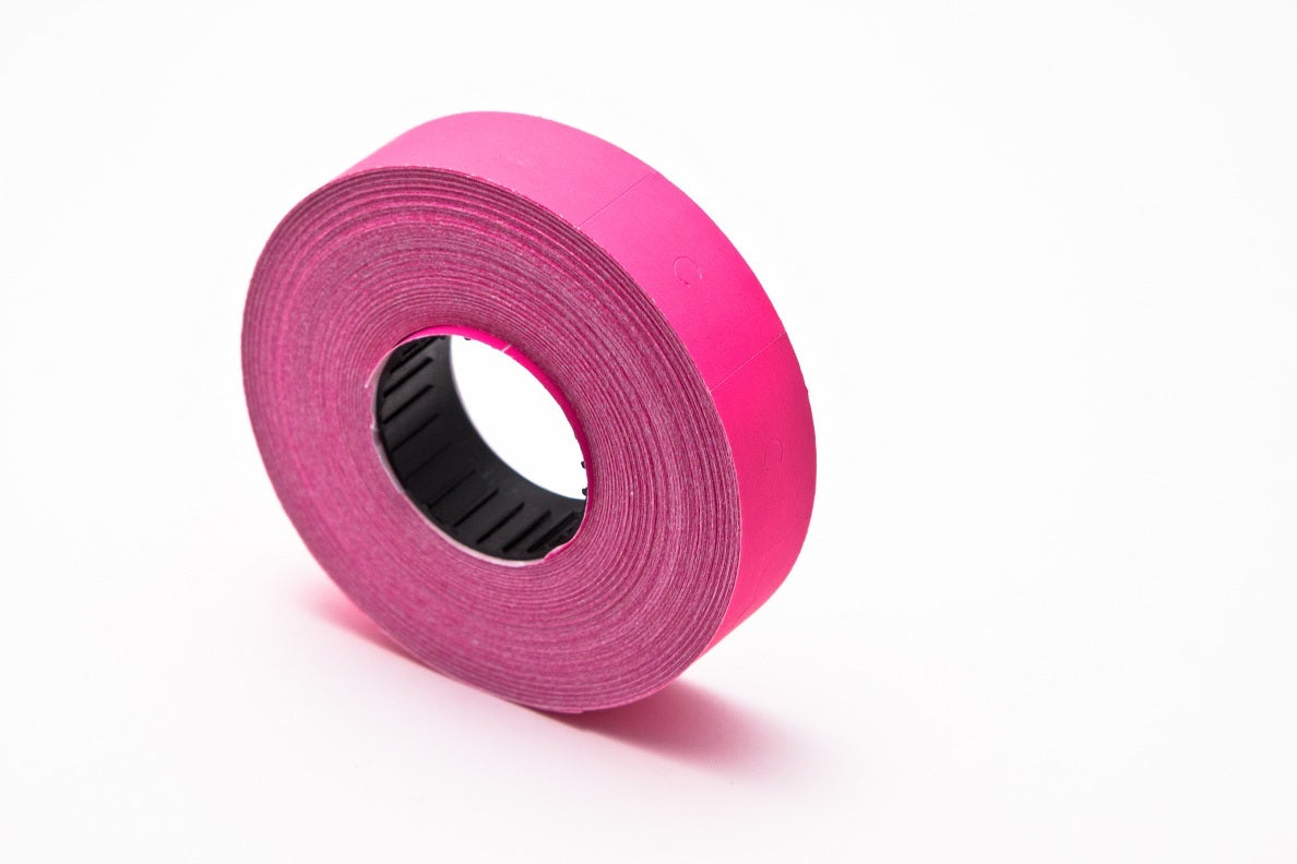 Motex or goldstar Mx6600 2 Line Label PINK 100X800 Plus Free INK (80,000 labels)