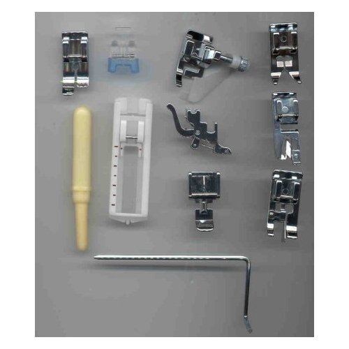 Sewing Machine Foot Kit 11 pices FOR ALL LOW SHANK, SANP-ON HOME SEWING MACHINES