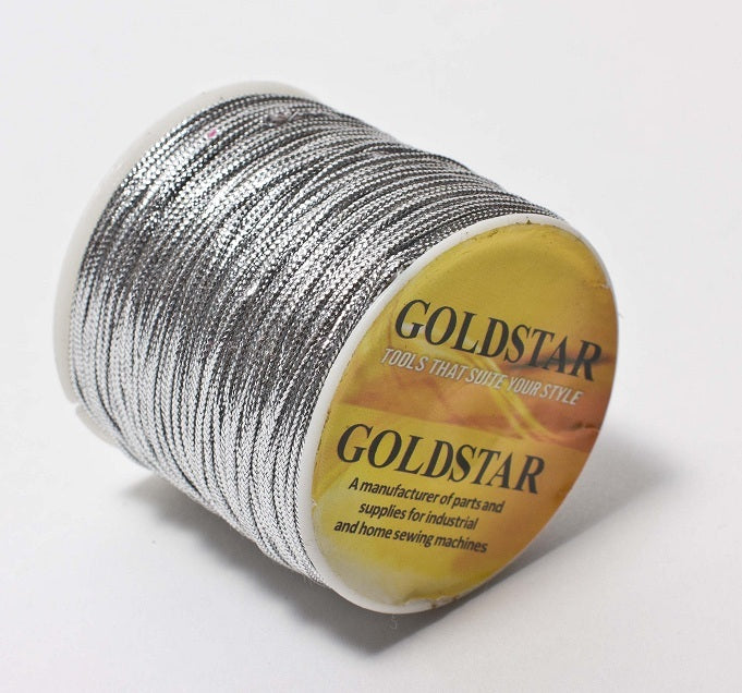 GOLD/SILVER METALLIC CORD 55 YARDS EACH  PERFECT FOR SEWING , CRAFT, EMBROIDERY