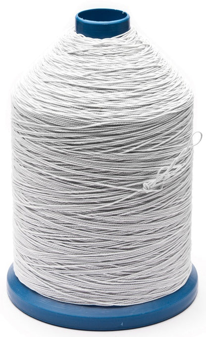 WHITE & BLACK  Elastic Thread .03mm 3000 yard per cone, you get 1 cone of each