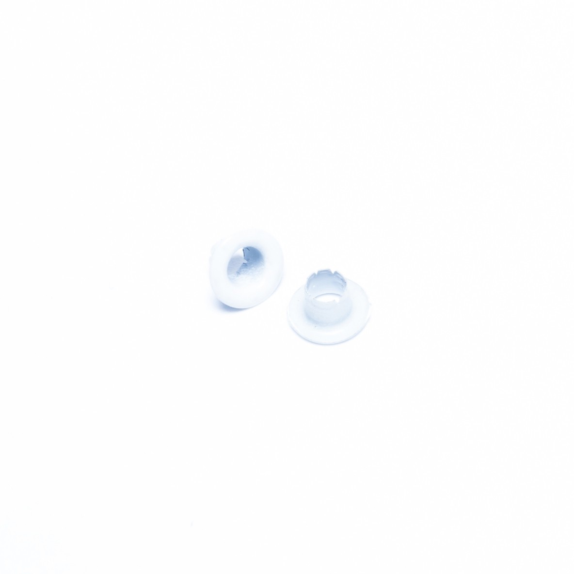 1000 WHITE Eyelets + 1000 washers self piercing 3/16" #00 for garment & crafts