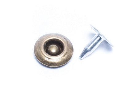Jeans Rivets CHOOSE FINISH, CHOOSE QUANTITIES, 9.5MM NAIL HEAD EASY TO INSTALL