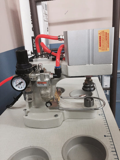 Pneumatic Attaching Machine with Laser Pointer and table for Grommet/Snap/Button