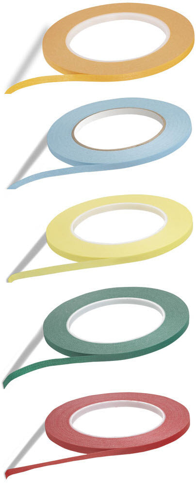 3 ROLLS RED Masking Tape Draping Tape Flagging Tape 1/4" 180 yards US SELLER