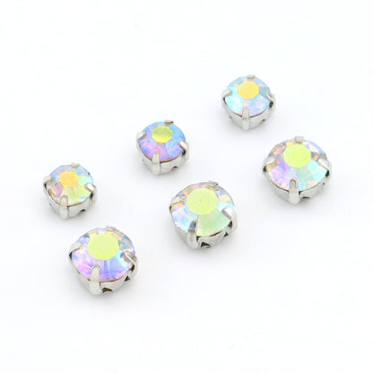 Sew On Rhinestones  pack 100 choose color and size