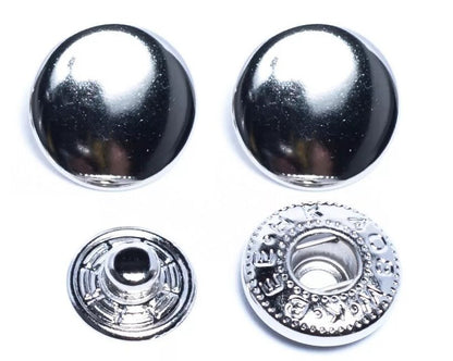DOUBLE CAP METAL Spring Snaps CHOOSE COLOR (100 sets) or (24 sets) choose size