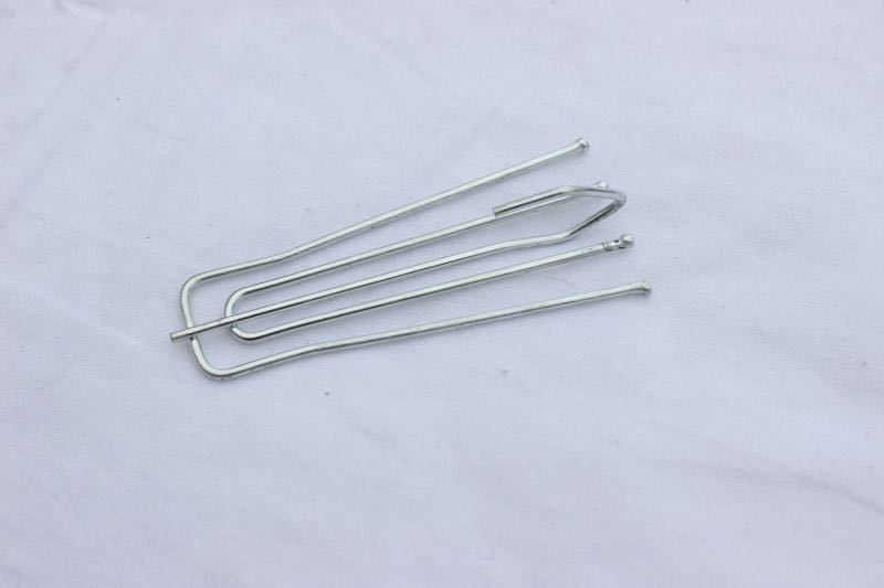 4 Pinch Pleat Drapes Curtain Hooks Long Neck 3",pack of 20,ALL STEEL STRONG USA