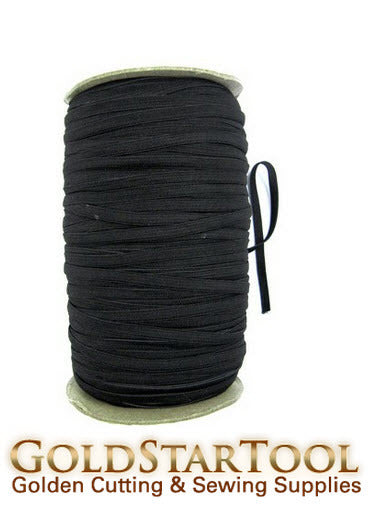Black Knitted Elastic Roll 1/4" Inch Width 144 Yards perfect for sewing & craft