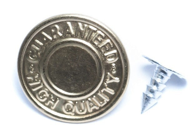 Jeans Buttons,"High Quality Guaranteed" Design,17mm (5/8") diameter CHOOSE COLOR