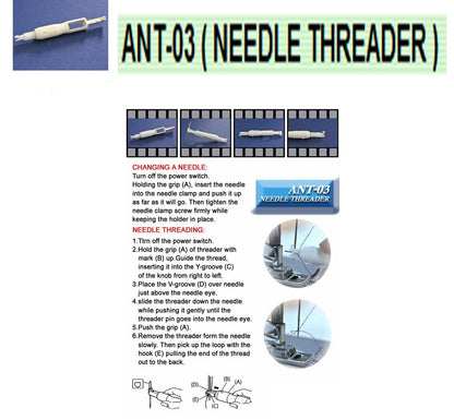 SEWING MACHINE NEEDLE INSERTER & THREADER, VERY EASY TO USE , SAFE & ACCURATE